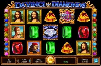 Da Vinci Diamonds Slots 3200522 335x220